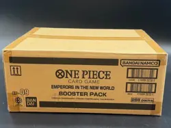 One Piece English OP09 Emperors In The New World Booster Pack Box Case Sealed - Image 1