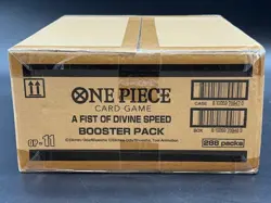 One Piece English OP11 A Fist Of Divine Speed Booster Pack Box Case Sealed - Image 3