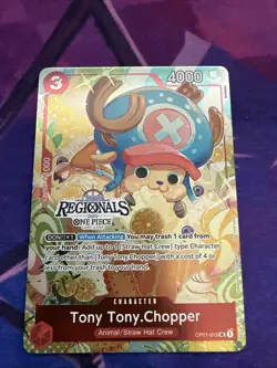 Tony Tony.Chopper (Online Regional 2024 Vol. 3) OP01-015 One Piece PromotionCard - Image 1