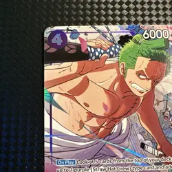 Zoro-Juurou Treasure Rare TR One Piece ST18-004 Emperors in the New World - Image 3