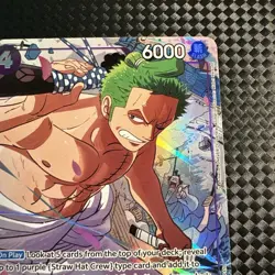 Zoro-Juurou Treasure Rare TR One Piece ST18-004 Emperors in the New World - Image 4