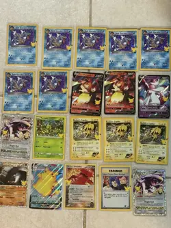 (20) Pokemon Celebrations Cards Lot Dark Sylveon Charizard Pikachu Gyarados - Image 1