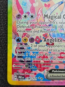 Pokemon Sylveon EX TCG Card Sir 156/131 Prismatic Evolutions - Image 3