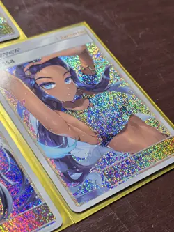 Pokemon Cards Lot (Custom Waifu Cards - Nessa Full Art Trainer - Adult TCG) - Image 3