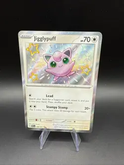 Pokemon Paldean Fates Jigglypuff Holo Rare Card 198/091 NM - Image 1