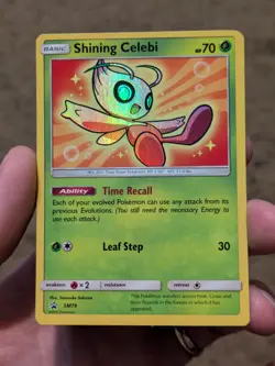 Pokemon Shining Celebi Shining Legends SM79 Shiny Promo Card LP - READ! - Image 1