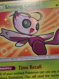 Pokemon Shining Celebi Shining Legends SM79 Shiny Promo Card LP - READ! - Image 2