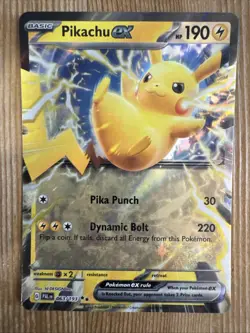 Pikachu ex - 063/193 - Pokemon Paldea Evolved Ultra Rare Card NM - Image 1