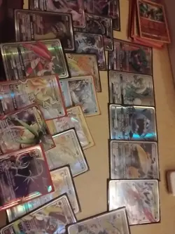 Pokemon Card Lot Over 350 With 35+ Holo Rares Over 60 Rares Lots Of GX - Image 1