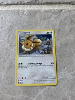 Pokemon Eevee TCG SM235 Black Star Promos Holo Rare Card 2019 Cosmos - Image 1