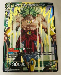 Dragon Ball Super Card Game Broly The Rampaging Horror Gold Foil BT1-073 - Image 1