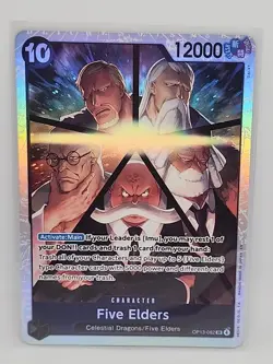 Five Elders OP13-082 SR Carrying on His Will - ONE PIECE Card Game Playset 4x - Image 1