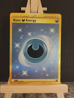 Basic Darkness Energy Shrouded Fable Gold Ultra Rare Holo Card 098/064 - Image 1