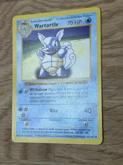 Wartortle - 42/102 - Pokemon Base Set Shadowless Card WOTC NM LP - Image 2