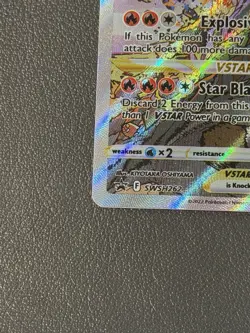 Charizard VSTAR SWSH262 Holo Black Star Promo Card Sword & Shield Pokemon Card - Image 5