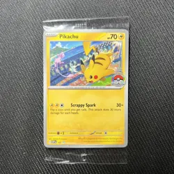 Pikachu SVP190 - Promo - 2024 World Championships Pokemon Card SEALED - Image 1