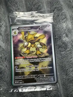 Alakazam 009 Sealed Pokemon Center Exclusive Mega Evolution Promo Holo Card - Image 1