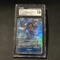 One Piece Kuzan Alt Art OP12-043 R Legacy of the Master Card Game CGC 10 - Image 1