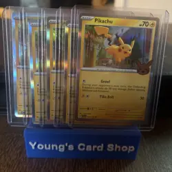 Pokemon Card PIKACHU 062/193 Trick or Trade 2023 with Halloween Stamp Holo - Image 1
