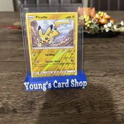 Pikachu 40/147 Reverse Holo Burning Shadows Pokemon Card NM - Image 1