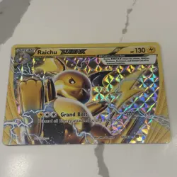 Pokemon TCG Raichu Break 50/162 Holo Card Breakthrough Series LP - Image 1