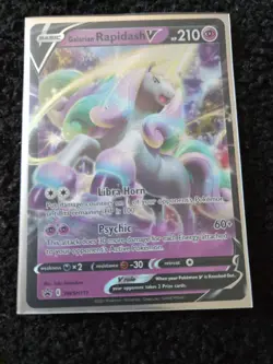 Galarian Rapidash V SWSH111 SWSH: Sword & Shield Promo Cards Holo - Image 1