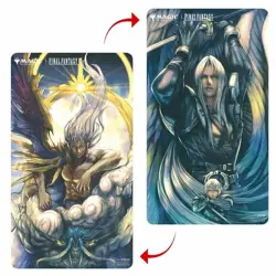 Magic Final Fantasy card playmat Sephiroth, Fabled SOLDIER double sided ultrapro - Image 1