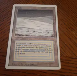 Magic the Gathering MTG Tundra dual Land Revised - Image 1