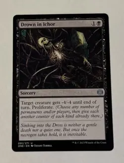 MTG Drown in Ichor - Phyrexia All Will Be One LP - Image 1