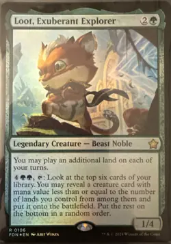 Loot, Exuberant Explorer - Foundations Rare Foil - Image 3