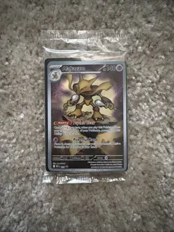 Pokemon TCG Alakazam MEP 009 Mega Evolution Black Star Promo Sealed - Image 1
