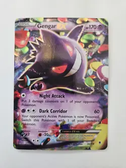 Pokemon Gengar EX 34/119 XY - Phantom Forces Holo Ultra Rare Basic - Image 1