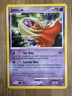 Jynx 30/132 Pokemon TCG Secret Wonders Regular Rare LP - Image 1