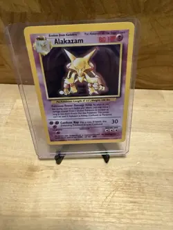 Pokemon Alakazam 1/102 Base Set Holo Rare 1999 Wizards of the Coast - Image 1