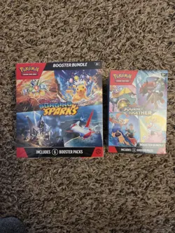 Pokemon TCG Booster Bundles Lot Of 2 Journy Together And Surging Sparks New - Image 1