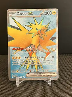 Zapdos ex 192/165 Full Art - Pokemon Scarlet & Violet: 151 NM/M ENGLISH - Image 1