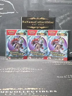 Pokemon TCG Scarlet Violet SV09 Journey Together Build & Battle Bundle LOT 3 New - Image 1