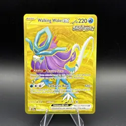 Walking Wake EX 215/162 SV05 Temporal Forces Gold Hyper Rare Pokemon TCG NM - Image 1