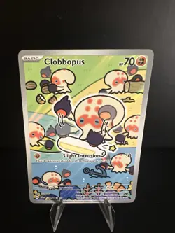 Pokemon Clobbopus 207/191 Sv08: Surging Sparks Illustration Rare Holo Basic HP70 - Image 1