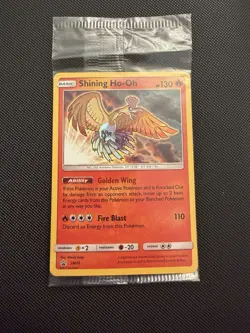 Pokemon Black Star Promo - Shining Ho-Oh SM70 Holo Foil Factory Sealed - Image 1