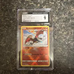 Radiant Charizard Pokemon Crown Zenith 020/159 Holo CGC Mint 9 - Image 1