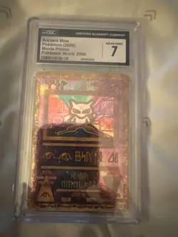 2000 Pokemon TCG Ancient Mew Movie Promo CGC 7 - Image 1