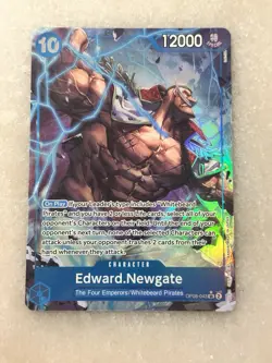 Edward Newgate One Piece TCG OP08-043 Super Rare Alt Two Legends - Image 1