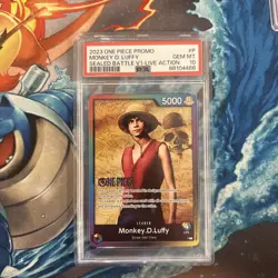 PSA10 Monkey.D.Luffy Sealed Battle V1-Live Action P(L) 2023 One Piece - Image 1