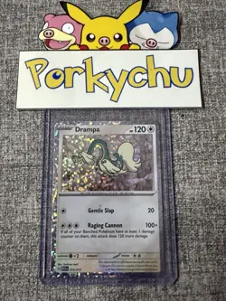 Pokemon Trading Card Drampa McDonald's Promo 2024 Holo Rare 015/015 NM - Image 1
