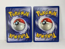 Bulbasaur 44/102 & Ivysaur 30/102 Base Set - 2 Card Lot MP Pokemon WOTC - Image 2