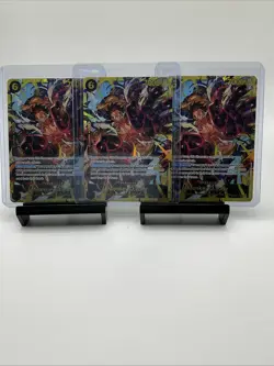 One Piece Monkey D LUFFY Secret Rare Holo Foil Lot- 3 Cards - Image 1