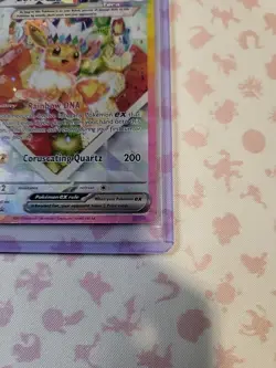 2025 POKEMON SVP EN-SV BLACK STAR PROMO #174 EEVEE ex PRISMATIC EVOLUTIONS CARD - Image 2