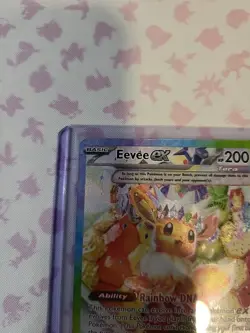 2025 POKEMON SVP EN-SV BLACK STAR PROMO #174 EEVEE ex PRISMATIC EVOLUTIONS CARD - Image 4