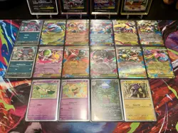 Mega Evolution 16 Assorted Cards Including EX, IR, and 7 Promos! - Image 1